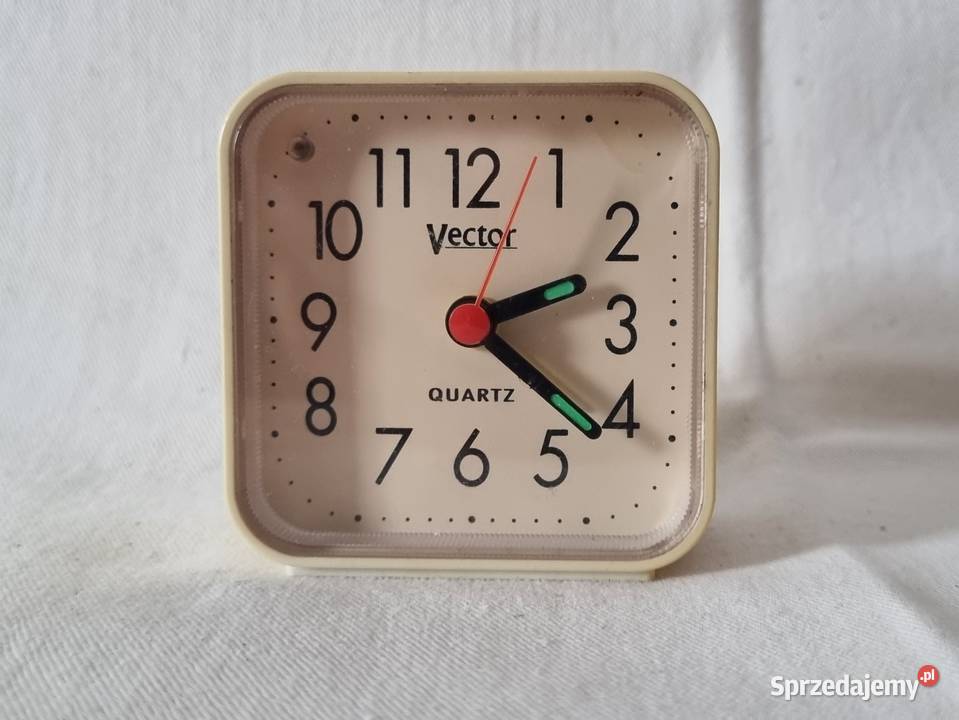 Zegar budzik Vector Quartz PRL mazowieckie Warszawa sprzedam