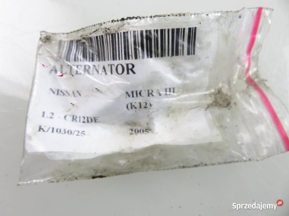 ALTERNATOR NISSAN MICRA III K12 12 23100AX62A małopolskie sprzedam