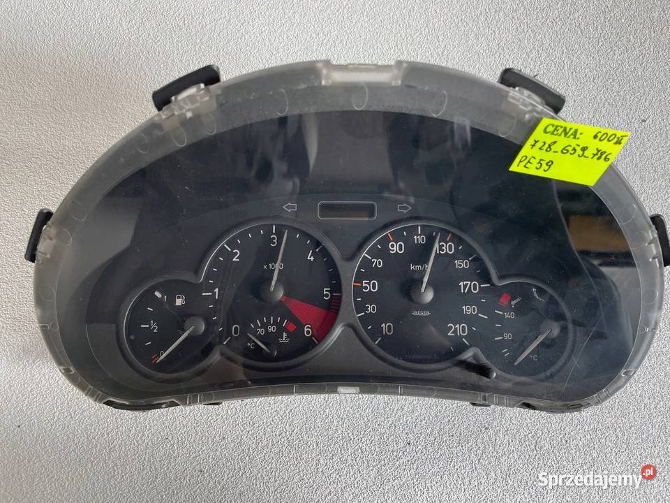 LICZNIK ZEGARY PEUGEOT 206 DWIE WTYCZKI mazowieckie Warszawa