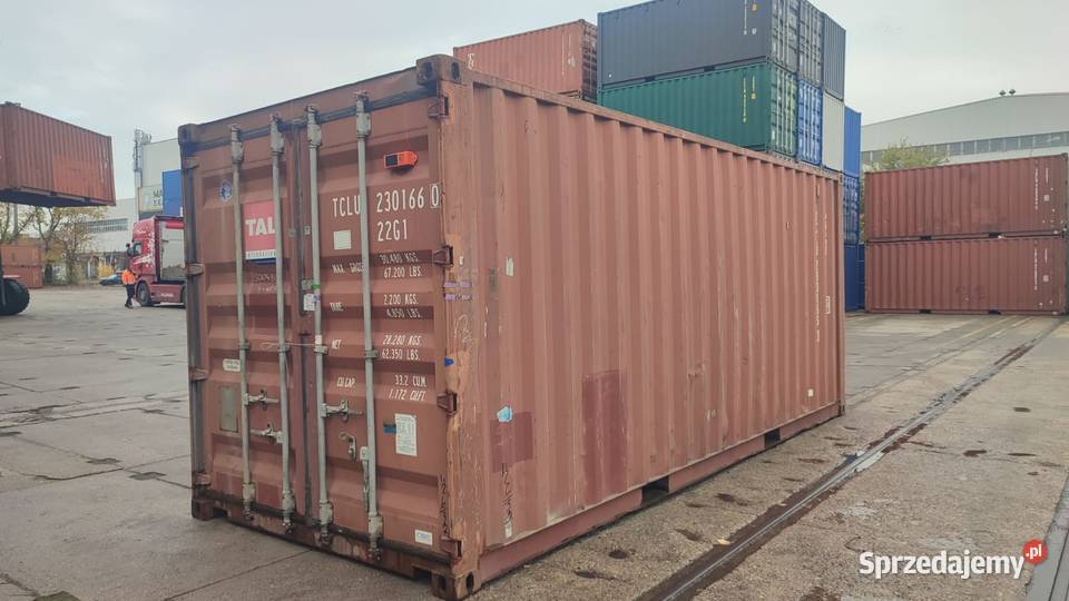 Kontener morski 20 DV 6 metrowy świętokrzyskie sprzedam