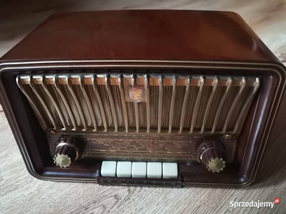 Radio lampowe z lat 50 tych Sprawny Amplitunery Kraków sprzedam