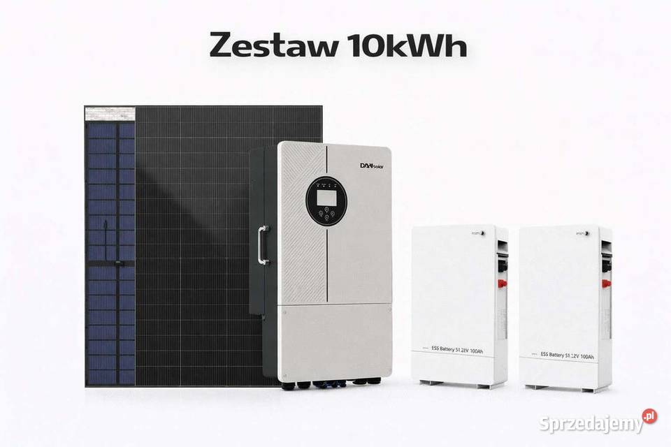 Zestaw budzetowy 10kWh LV panele inwerter 3 fazy