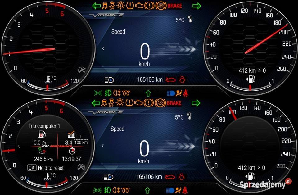 ford fusion licznik bezramkowy grafika kodowanie Usługi Kraków