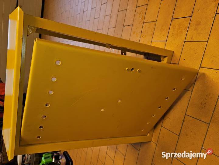 Szafka metalowa naścienna 460x680x195 żółta Zabrze