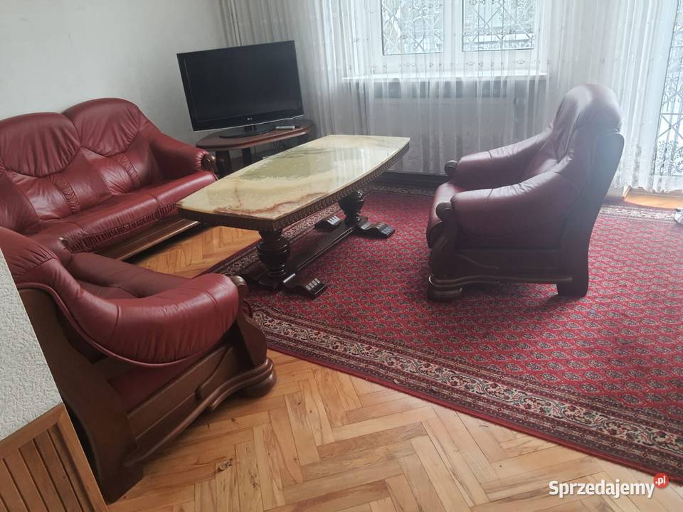 Sprzedam komplet wypoczynkowy skórzany Warszawa