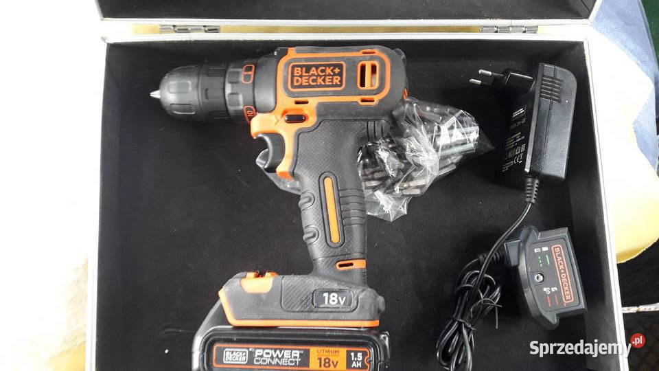 wiertarkowkrętarka 18V LiIon BlackDecker BDCDC18 Miłosław