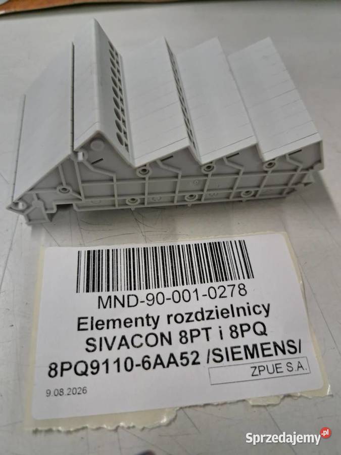 Elementy rozdzielnicy SIVACON 8PT i 8PQ sprzedam