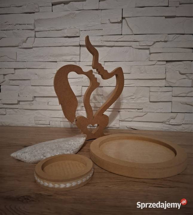 Świecznik dekoracja na walentynki Pyskowice