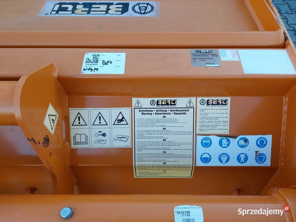 Mulczer Kosiarka bijakowa Berti TSB 270 seria S Łubowo
