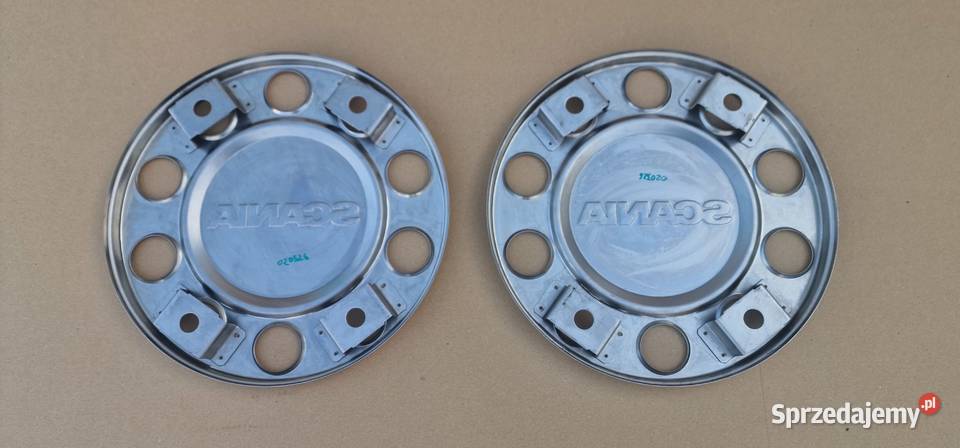 SCANIA KOŁPAK KOLPAKI OSŁONY KOŁA PRZÓD ORGINAŁ Bieleń sprzedam