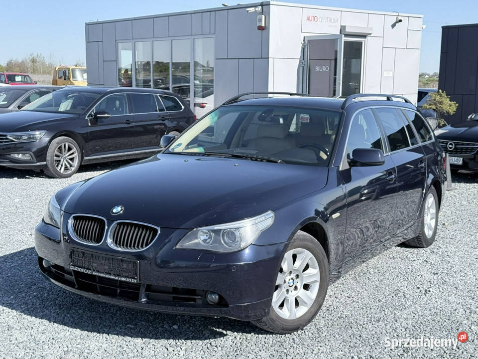 BMW 525 25D 177 2005r 204 skóry Nawigacja full czujnik zmierzchu