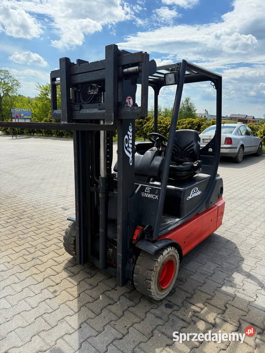 wózek widłowy elektryczny LINDE E18C02 1800 280m łódzkie Działoszyn sprzedam
