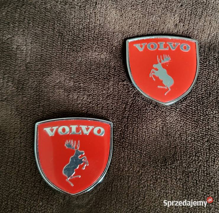 Volvo emblematlogonaklejka Łoś na czerwonym tle śląskie Gliwice