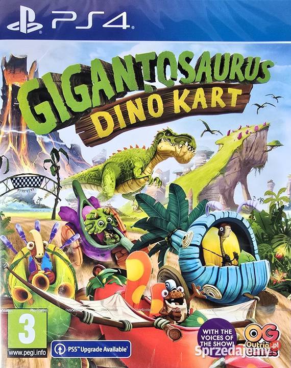 GIGANTOSAURUS GIGANTOZAUR DINO KART PLAYSTATION Gry na konsole małopolskie Kraków