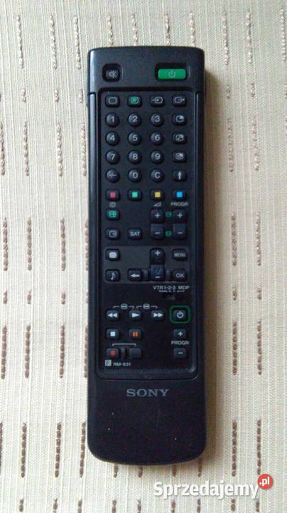 Oryginalny pilot Sony RM831 VCRMini Disc TV opolskie Opole