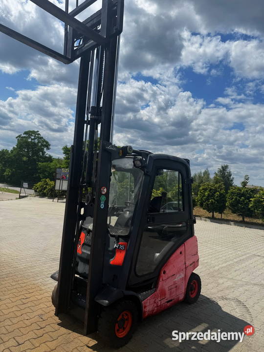 wózek widłowy LINDE H16T LPG 1600 315m kabina