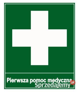 Naklejka znak informacyjny PIERWSZA POMOC Kamionna