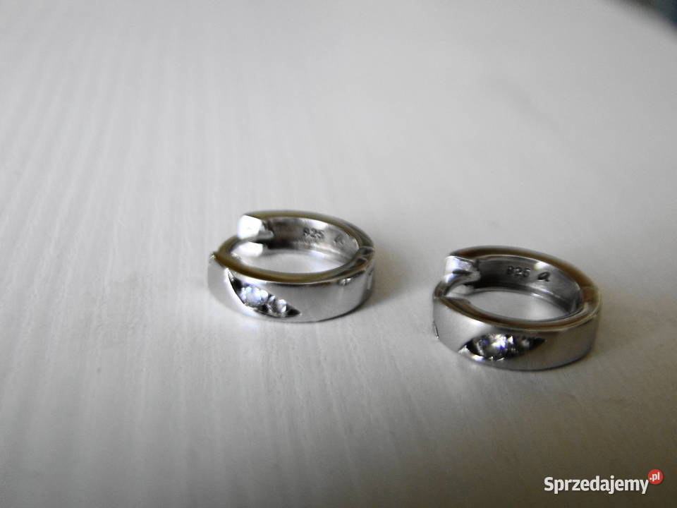 Kolczyki kółka srebro 925 Warszawa