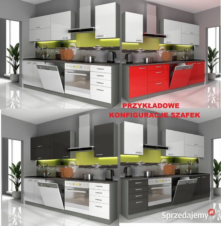 MebleSzafki kuchennekuchnia Bianka Grey Rose Zakopane