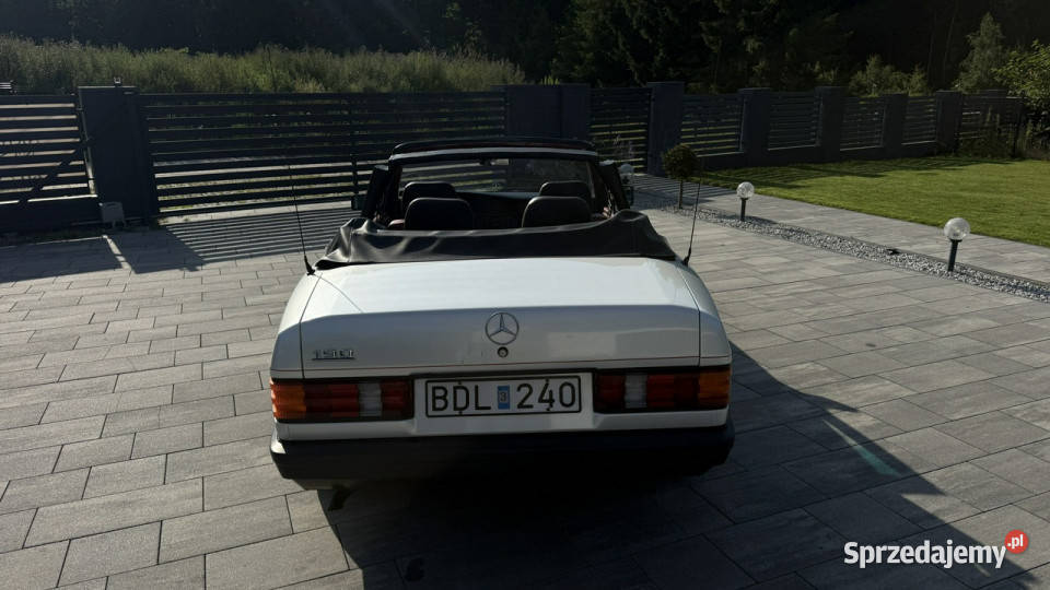 Mercedes W201 20benz Kabriolet skóry podgrzewane ABS Gdańsk