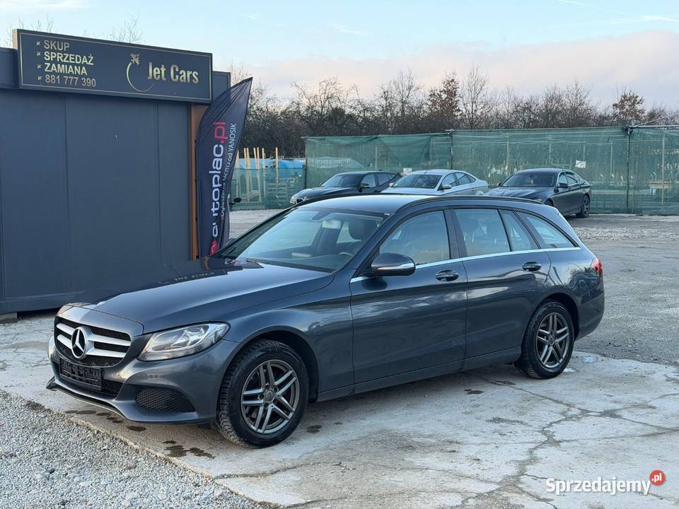 MercedesBenz Cklasse 16 Diesel 2014r Raty Skóra granatowy Klasa C Wrocław