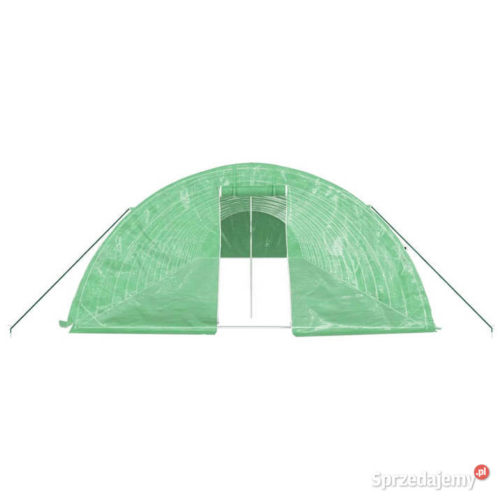 Szklarnia ze stalową ramą zielona 90 m 18x5x23 m