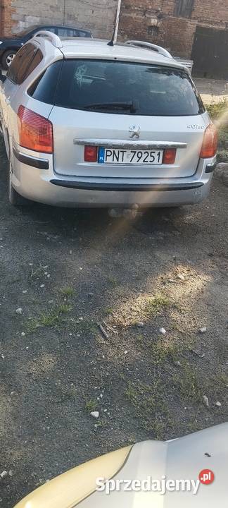 Peugeot 407 uszkodzony Dakowy Mokre