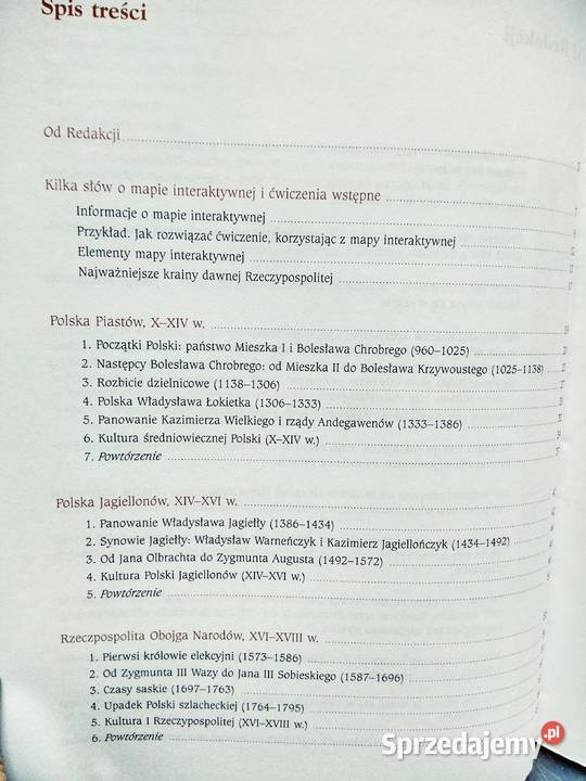 Historia Polski ćwiczenia z mapami gimnazjum mazowieckie Warszawa sprzedam
