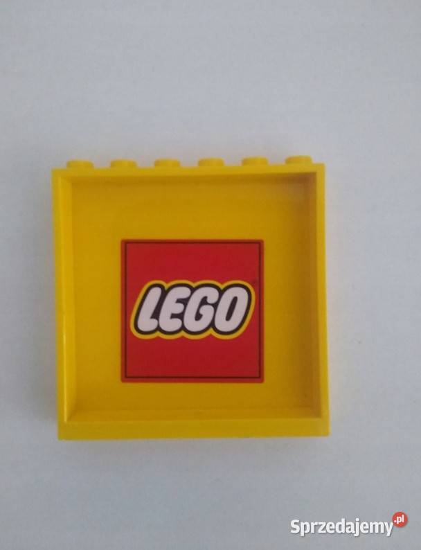 Lego element panel ściana 1x6x5 logo Lego żółty 8 lat+ Kraków