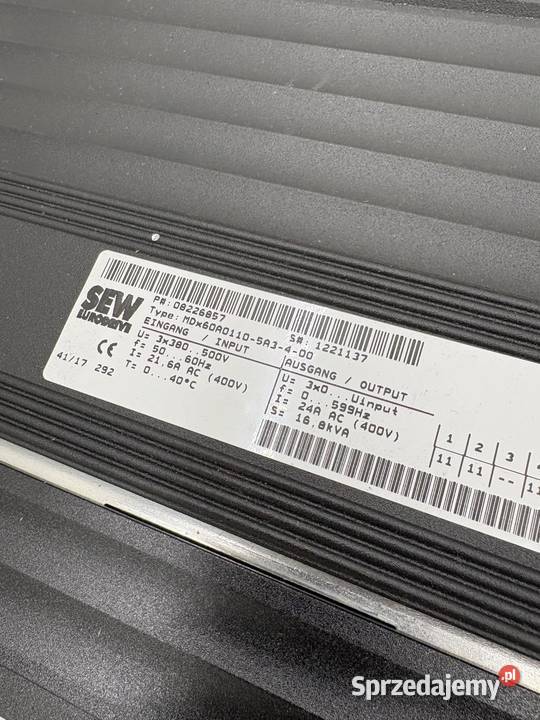 SEW Eurodrive MDX61B0110 5A3 4 00 DIO11B Warszawa