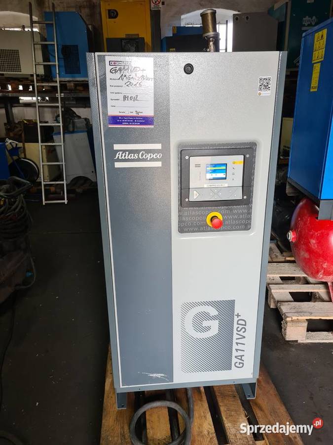Kompresor śrubowy Atlas Copco GA 11 VSD Zduny sprzedam