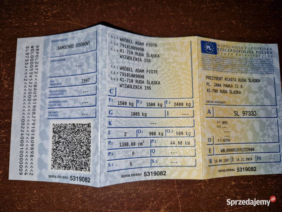 Oprl Astra F 14 97 z katalizatorem Ruda Slaska Ruda Śląska