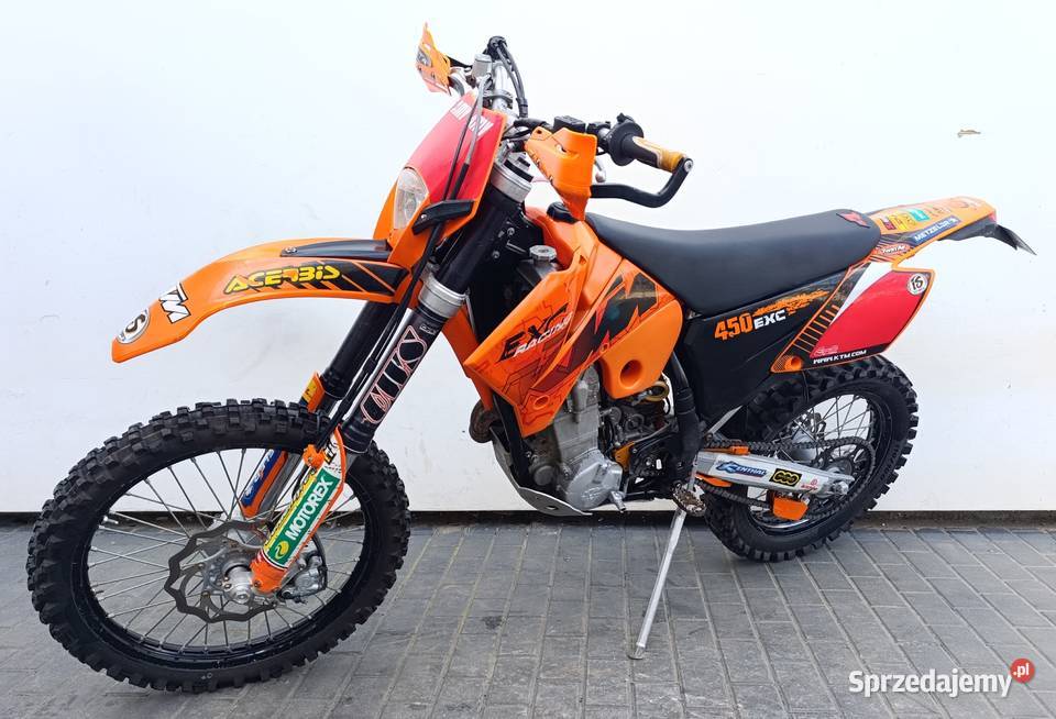KTM EXC 450 gotowa do latania crossówka 2006 Rok produkcji 2006 mazowieckie Ostrołęka sprzedam