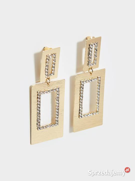 Długie kolczyki z kryształkami PARFOIS 171952 lubelskie Zamość