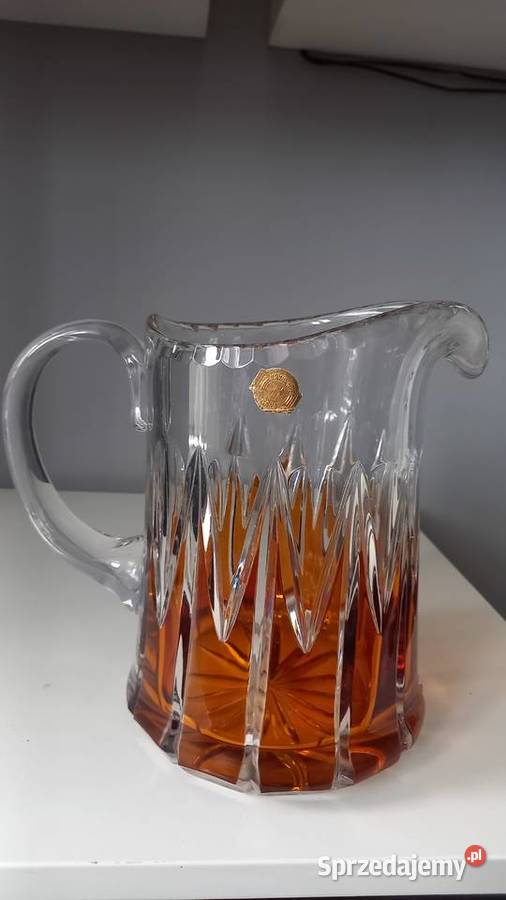 Kryształ wazon prl vintage nowy śląskie Tychy
