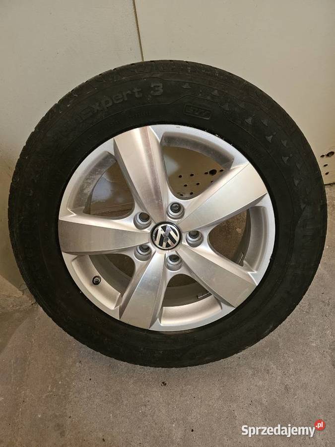 Volkswagen oryginalne alufelgi z oponami mazowieckie Warszawa