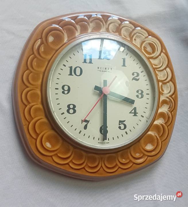Zawieszany ceramiczny zegar kuchenny Weimar wielkopolskie Koźminek sprzedam