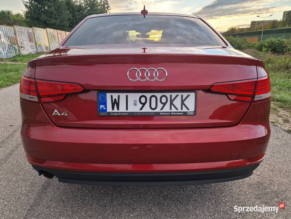 Audi A4B9 20 TDI 150 automat 2016r mazowieckie Warszawa