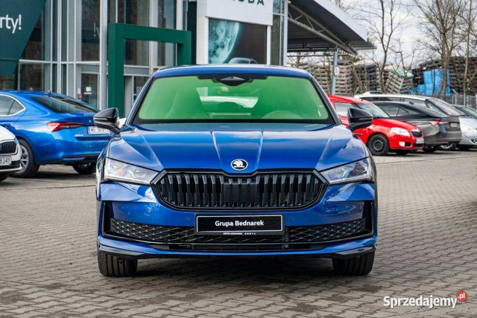 koda Superb Sportline 20 TSI 204 DSG IV 2023 światła do jazdy dziennej Łódź sprzedam