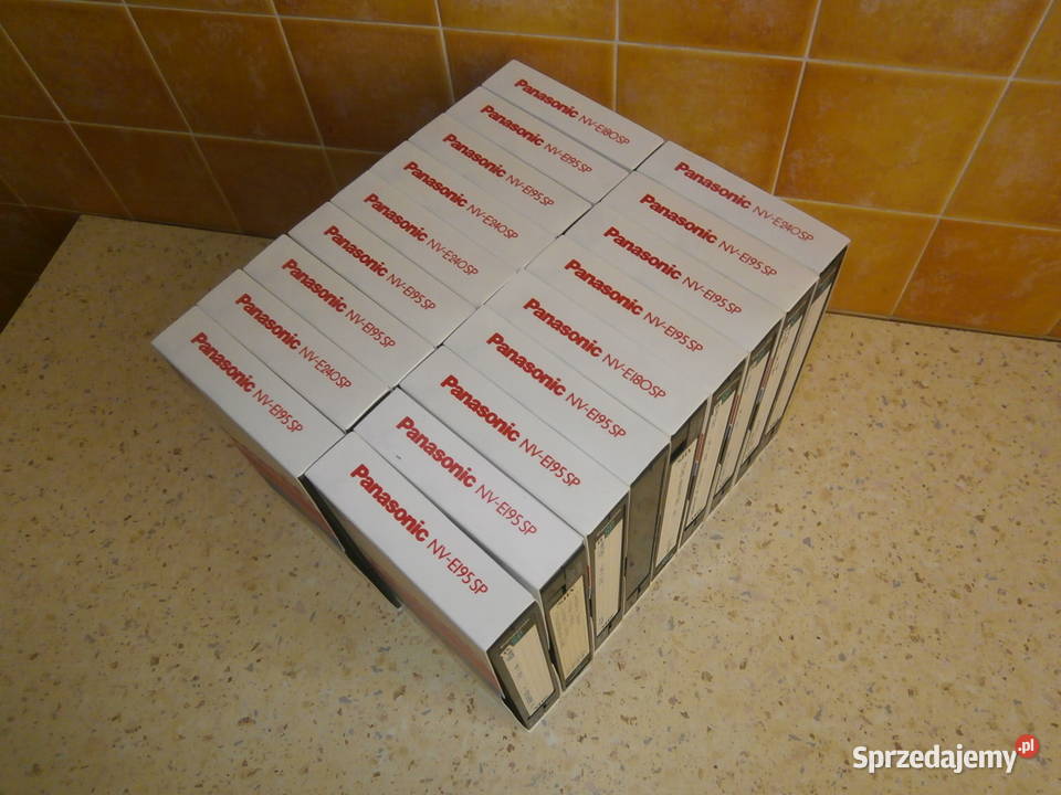 Kasety VHS Panasonic SP 195 18 Łódź