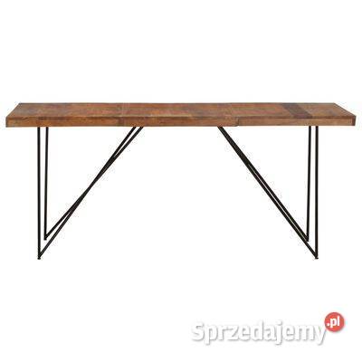 vidaXL Stół do jadalni 180 x 90 x 76 lite drewno Warszawa