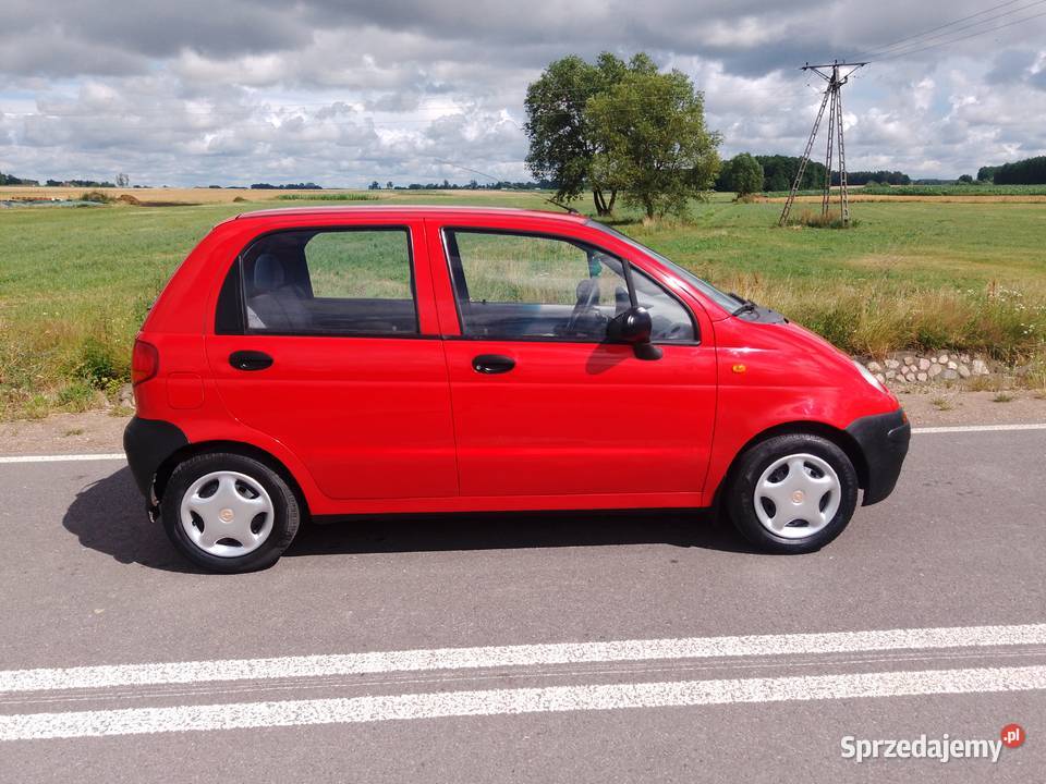 FSO Matiz z LPG czerwona strzała szuka nowego nieuszkodzony Czyżew