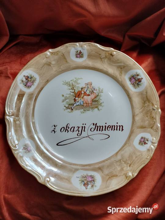 Patera talerz 30 PRL Ćmielów Chodzież Choszczno