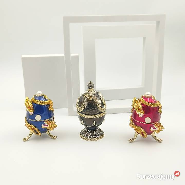 Jajko jajo faberge pojemniki szkatułka Szkatułki i pudełeczka Zawiercie