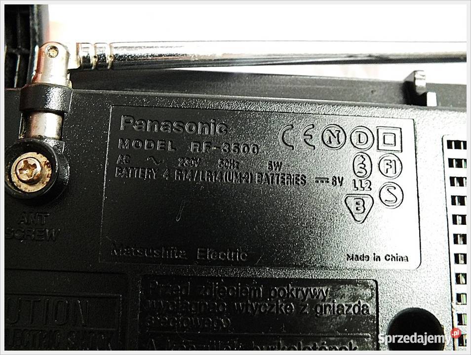 Przenośne małe radio Panasonic GX500 4pasmowy Żary