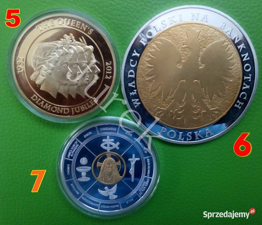 1 Dolar Medal Moneta Archanioł Michał Archangel śląskie Sosnowiec