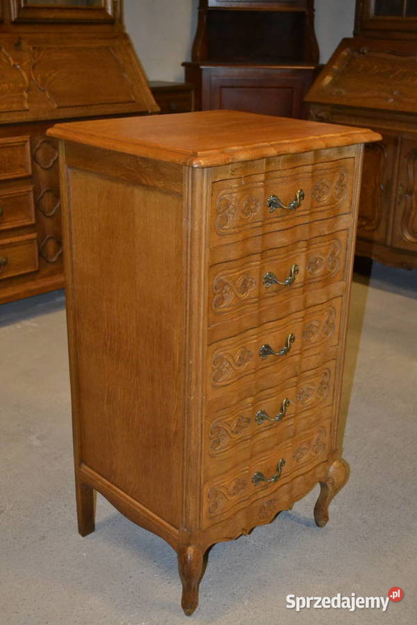 komoda szyfonierka ludwikowska dąb Będzin