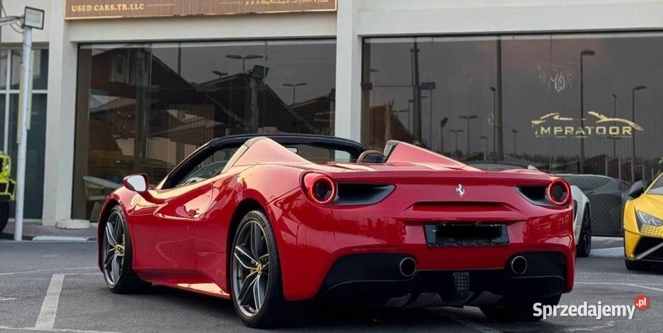 2017 Ferrari 488 Spider 39L dolnośląskie sprzedam