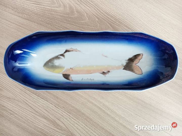 Ręcznie malowany porcelanowy półmisek do Kraków