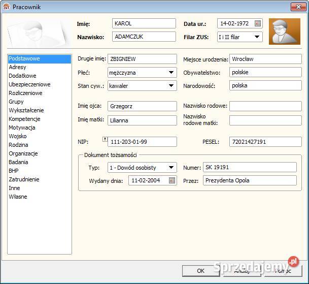 InsERT Gratyfikant GT system kadrowo płacowy Gorzów Wielkopolski